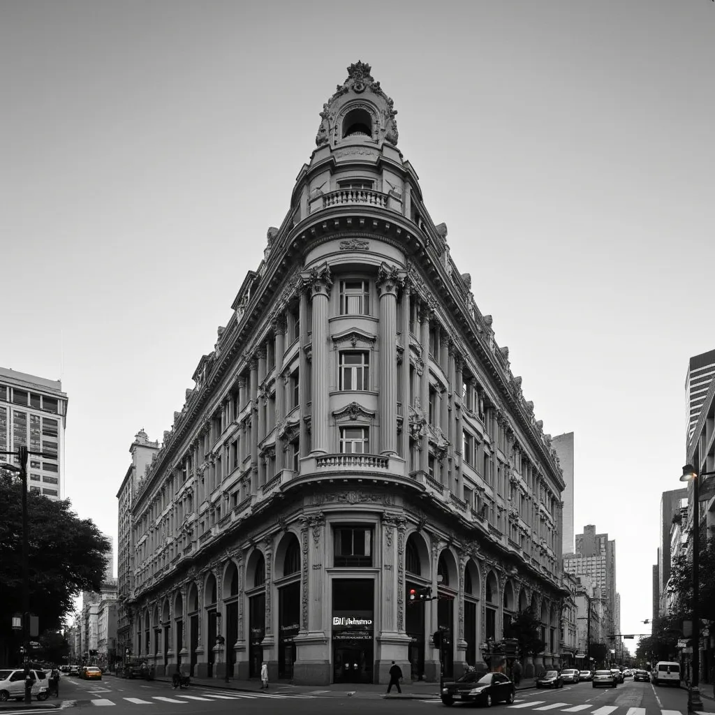 Edificio histórico de finanzas en Buenos Aires